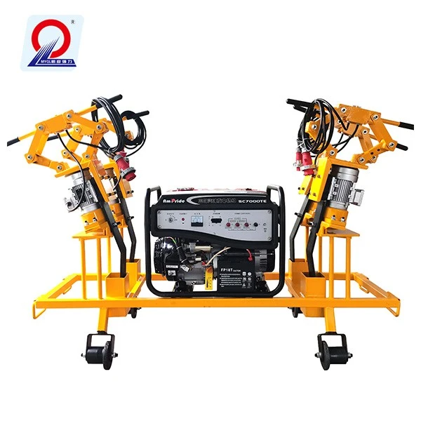 Electric ballast tamper machine